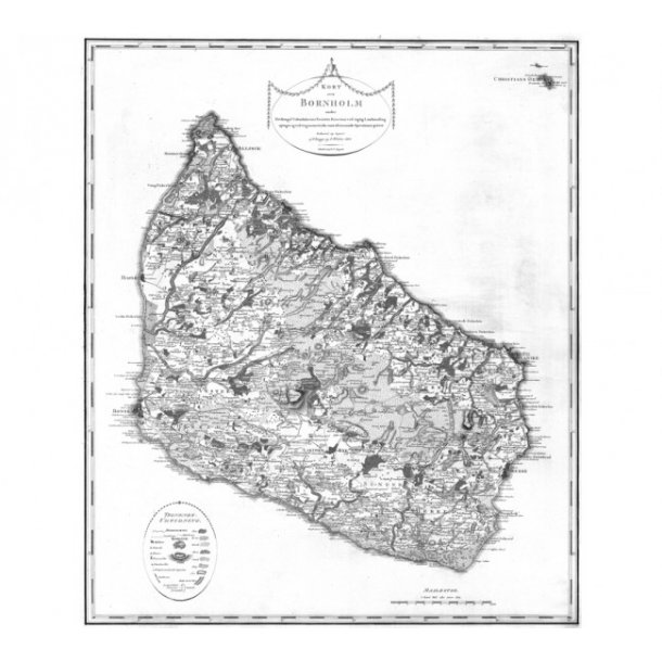 Historisk kort Bornholm Historiske kort Holmmark & Co.