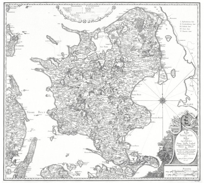 historiske kort sjælland Historisk Kort Sjaelland A Historiske Kort Holmmark Co historiske kort sjælland